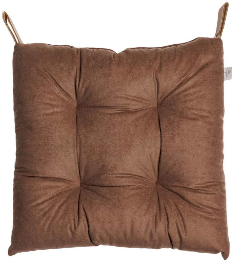 Подушка для стула Прованс ALOBA коричневая 40х40 см (045291)